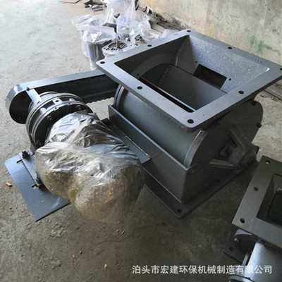 厂家供应 叶轮给料机 链条传动卸料器 铸铁常温旋转给料机