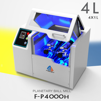 FOCUCY弗卡斯F-P4000H实验室卧罐行星式球磨机小型纳米高能球磨仪