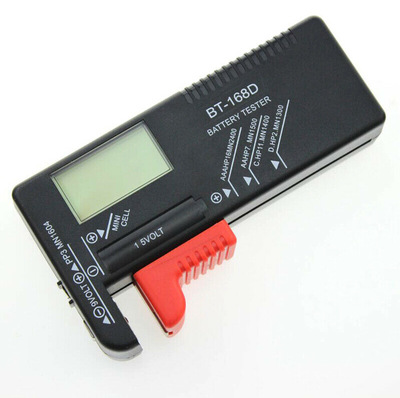 168D数字式电池电量测量仪 数显测电器 电池测试仪(带包装）