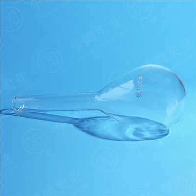 华鸥 优质定氮烧瓶1000ML 厂家批发加厚高透明高硼硅K氏烧瓶1L