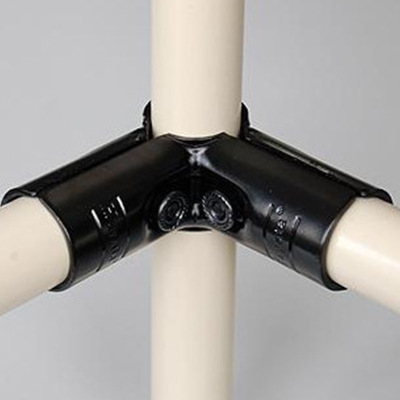 复合管组成结构柔性管 精益管复合管紧固件 耐用铁质黑色线棒接头