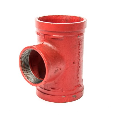 消防沟槽异径三通 消防管道专用 沟槽式管件现货批发