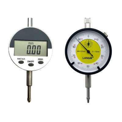 上海联百分表0-10mm电子指示表0-25.4mm*0.01电子百分表12.7mm图1