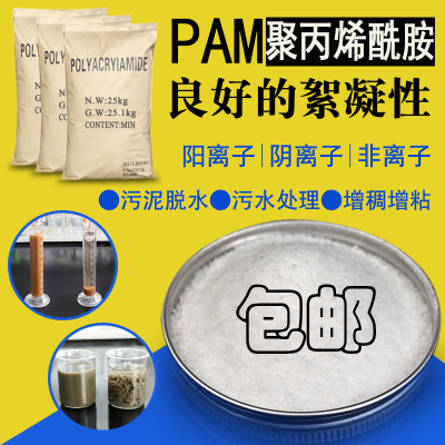 厂家直销 聚丙烯酰胺絮凝剂 污水处理用阴离子聚丙烯酰胺 pam