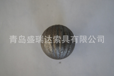 加工生产直径30-50mm锻造钢球及铁艺配件（图）