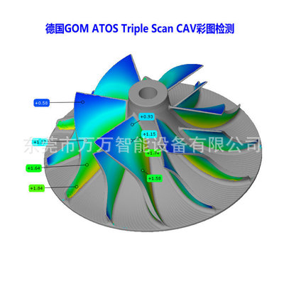 atos三维扫描仪CAV彩图检测分析尺寸应变量测可出日文英文报告