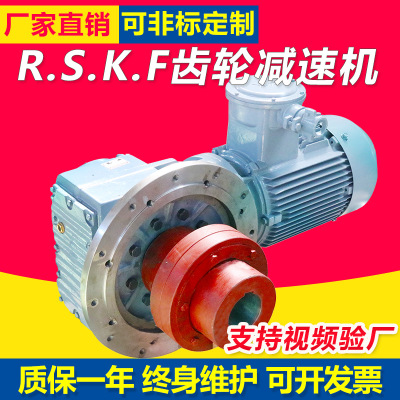 RSKF系列斜齿轮硬齿面减速机 厂家直销立式直角平行轴齿轮减速机