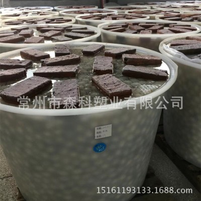 大量供应500l塑料圆桶 500kg泡菜腌制桶 500Lpe储水箱 酸洗桶