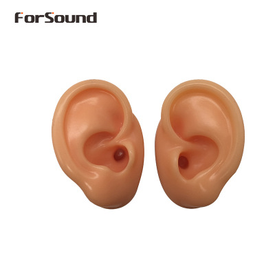 助听器硅胶耳朵耳模型教学仿真耳展示耳朵模型采耳左耳右耳