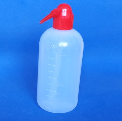 厂家直供 塑料瓶 500ml洗瓶 红头洗i瓶 红鸟头洗瓶 化验瓶 PE原料