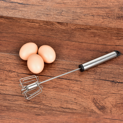 半自动打蛋器 手压旋转式 手动面糊搅拌器 不锈钢 厨房烘焙小工具