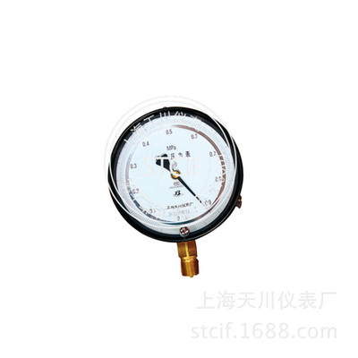 上海质冠阀厂家直销 YB150B 精密压力表 0.25级标准表
