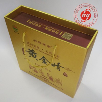 郑州包装厂家金卡手提绳土特产包装食品包装礼箱大米包装瓦楞纸箱
