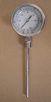 工业温度计 供应双金属温度计 径向温度计