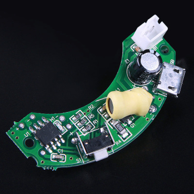 USB加湿器线电路板主板方案雾化片控制板PCBA驱动板雾化喷雾加湿