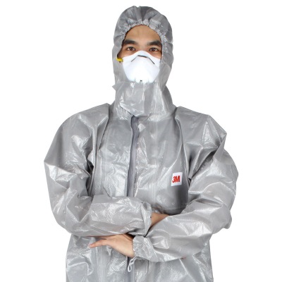 3M 4570 防护服防化服防尘服连体戴帽防化学品喷洒喷药实验室用