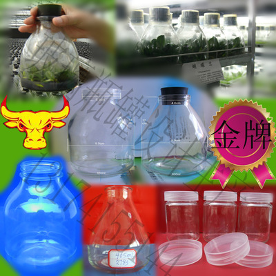 厂家大量供应220ml组培瓶组织培养瓶 组培菌瓶玻璃瓶批 商家主营