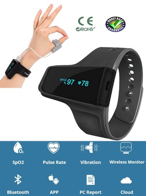 MOYEAH血氧仪手腕式脉搏氧饱和度检测仪心率呼吸睡眠监测