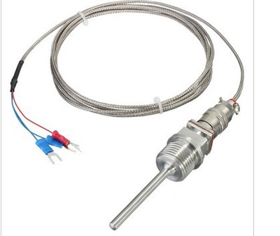 PT100温度传感器  热电阻 G1/2螺纹 带可拆卸连接器