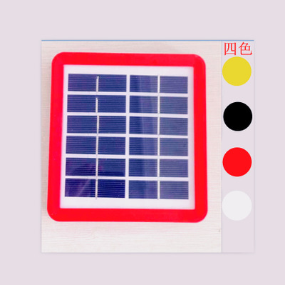 玻璃层压太阳能电池板、塑胶边框太阳能板、单晶、多晶6V-2W