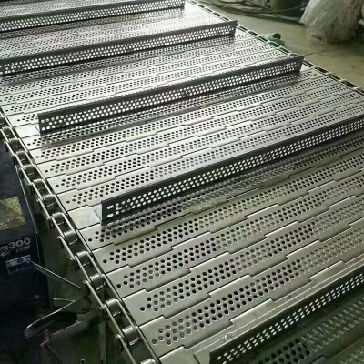 不锈钢链板输送带 果蔬清洗机网链 烘干机网带 非标订制板链