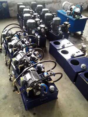 电机微型油箱油缸泵站 成套液压系统1.5KW