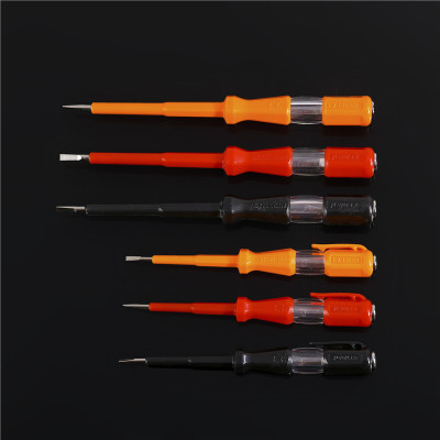多功能双用钢批测电笔 接触型钢批电笔 两用电笔螺丝刀测试电笔