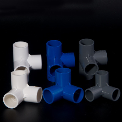 PVC立体直角三通立体四通立体五通六通 塑料配件架子给水管件