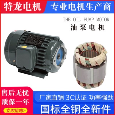 油泵电机0.37/0.55/0.75/1.1/1.5KW液压系统专用三相异步电动机