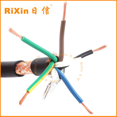 RVVP 5*0.3平方 屏蔽线多芯线 控制电缆 信号电线厂家 安防线材