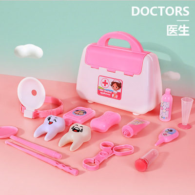 医生套装女孩打针救护车牙医床儿童医疗器材仿真玩具过家家医药箱