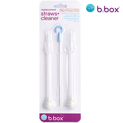 bbox澳洲官方吸管补充装带吸管刷 b.box婴儿吸管刷污垢零容忍