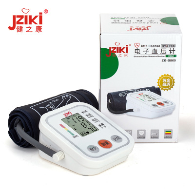 jziki电子家用全自动高精准老人上臂式量血压计测量表仪器批发OEM
