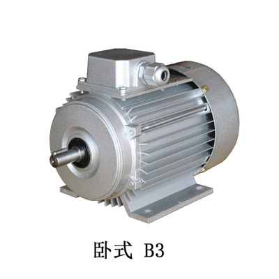 微型铝壳电机东菱YS-8012-0.75KW 卧式B3 三相异步电动机380V马达