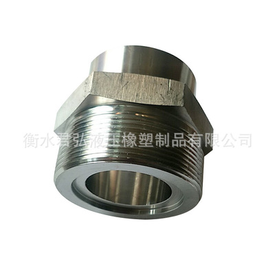 不锈钢液压焊接式端直通 不锈钢管接头 焊接直通接头