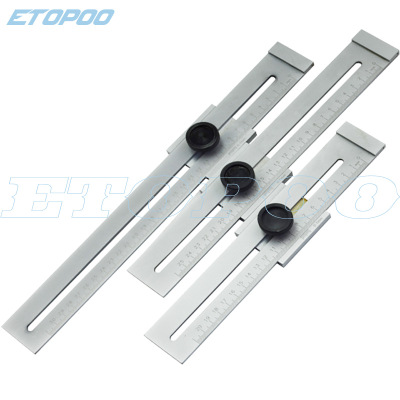 Etopoo荣誉正品0-200MM 250MM 300MM 标记尺 平行划规 分线划线规