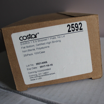 实验耗材康宁Costar 96孔单条可拆酶标板 2592