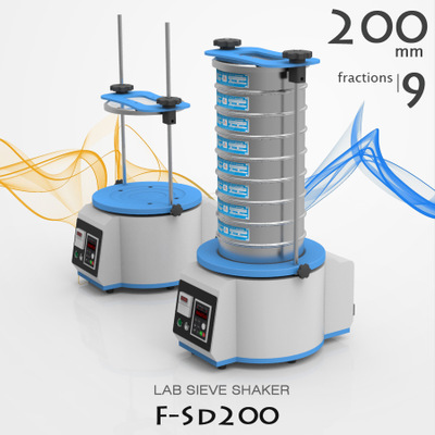 FOCUCY弗卡斯F-SD200试验筛实验室振动筛分机变频三维振动筛分仪图1