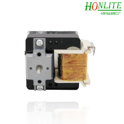 Honlite烤炉微型异步蔽机罩极电机体积小低压48V散热板单轴非标