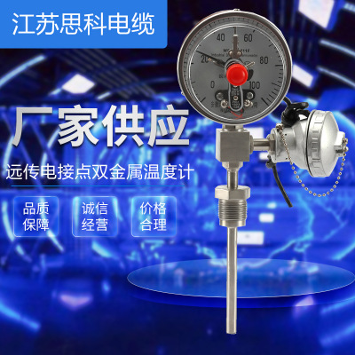 厂家直销 防腐 防震 WTYY-1031远传电接点双金属温度计 批发