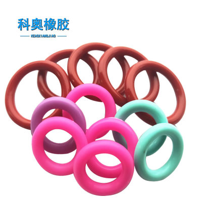 硅胶o型圈食品级 彩色硅胶O型密封圈 耐高温O-ring 环保级O环