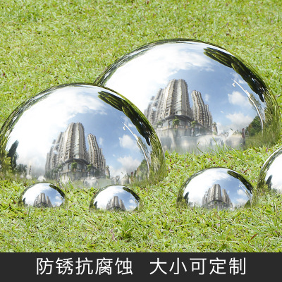 工厂直销 空心钢球 304不锈钢球 空心半圆球 景观装饰不锈钢钢球