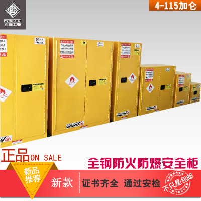 供应危险化学品安全柜 洗板水/电池存放柜 12、30、60 加仑防爆柜