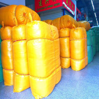 厂家批发定制 黄色大号物流服装包装袋 防水塑料蛇皮袋打包编织袋
