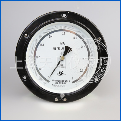 厂家直销 YB150ZT轴向带边精密压力表 标准压力表 面板式精密表