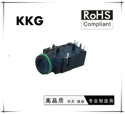 厂家销售插件防水耳机插座 密封型3.5音频插座 户外水下防水设备