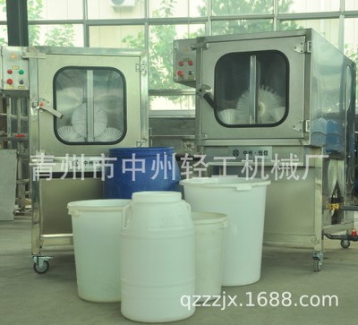 定制异型桶刷桶机 工业涂料颜料桶刷桶机 食品果酱糖浆桶洗桶机