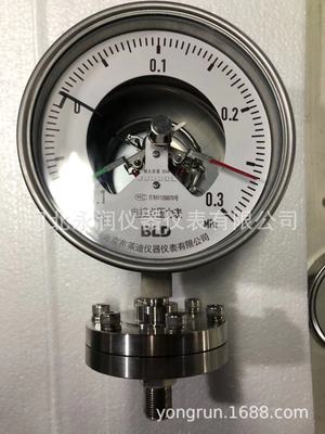 北京布莱迪 全钢隔膜耐震磁柱电接点压力表YXCH-100H/YXHN-100.AO