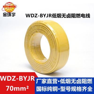 深圳市金环宇电缆价格 低烟无卤电缆WDZ-BYJR 70mm2 订做