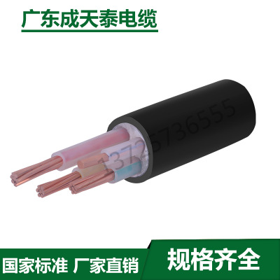 成天泰电缆厂 YJV 3X10+1X6mm2 国标电缆